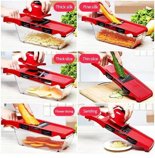 10 in 1 Mandoline Vegetable Slicer Cutter with Box ShopsPk