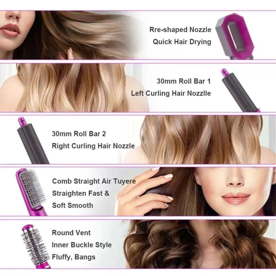 5 in 1 Hot Air stiller | 5 in 1 Hair Dryer Styling Tool ShopsPk