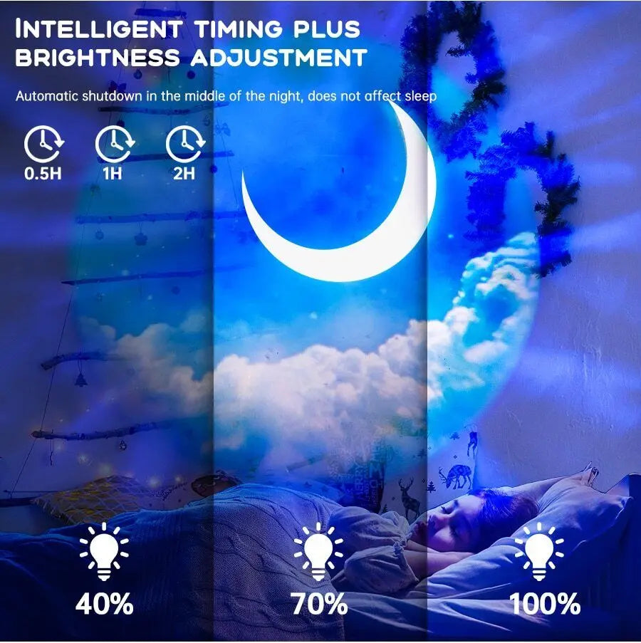 Astronaut Galaxy Projector Lamp Starry Star Bluetooth Music Night Light With Remote (Big) ShopsPk