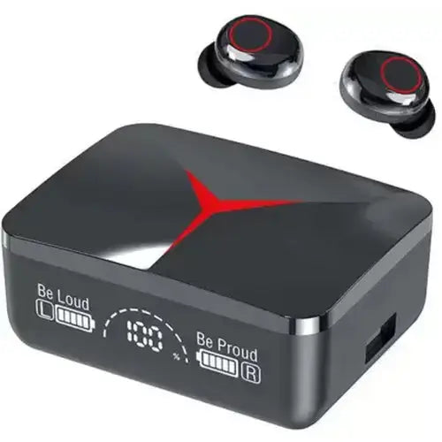 M90 Pro Earbuds TWS Earbuds 5.3 LED Light Wireless Earphone Gaming Earphones ShopsPk